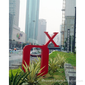 custom tailored logo sculpture,school sculpture